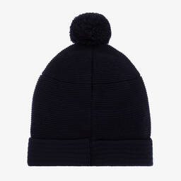 ارتيزانيا  غرانلي-قبعة بوم-بوم محبوكة لون كحلي | Childrensalon Outlet