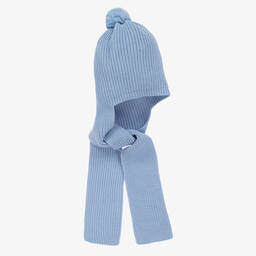 ارتيزانيا  غرانلي-قبعة بسكارف أكريليك محبوك لون أزرق سماوي | Childrensalon Outlet