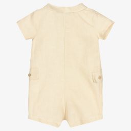 Babidu-Бежевый льняной песочник для малышей | Childrensalon Outlet