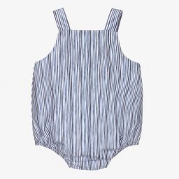 Babidu-تبّان أطفال ولادي قطن مقلم لون أزرق وأبيض | Childrensalon Outlet