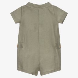 Babidu-Зеленый льняной песочник для малышей | Childrensalon Outlet