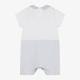 Babidu-Baby Boys Grey Cotton Shortie | Childrensalon Outlet