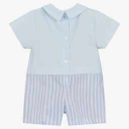 Babidu-Голубой хлопковый песочник в полоску | Childrensalon Outlet