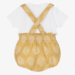 Babidu-Baby Girls Cotton Shorts Set | Childrensalon Outlet