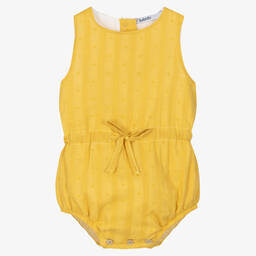 Babidu-Baby Girls Yellow Shortie | Childrensalon Outlet
