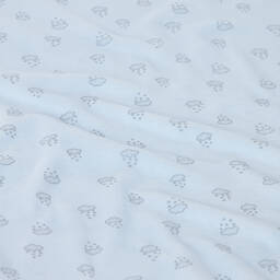 Babidu-Голубое одеяло с тучками (84см) | Childrensalon Outlet