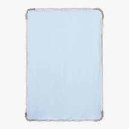 Babidu-Голубое хлопковое одеяло (89 см) | Childrensalon Outlet