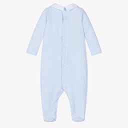 بابيدو -أفرول بيبي غرو  بياقة قطن لون أزرق للأطفال | Childrensalon Outlet