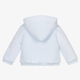 بابيدو -معطف برام أطفال ولادي قطن جيرسي مبطن لون أزرق | Childrensalon Outlet