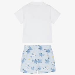 Babidu-Комплект синий с акулами для мальчиков | Childrensalon Outlet