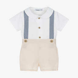 Babidu-طقم حمالات كلاسيكي للأولاد من القطن النقي | Childrensalon Outlet