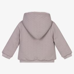 Babidu-Boys Grey Cotton Jacket | Childrensalon Outlet