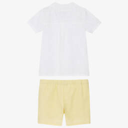 Babidu-Желто-белый комплект для мальчиков | Childrensalon Outlet