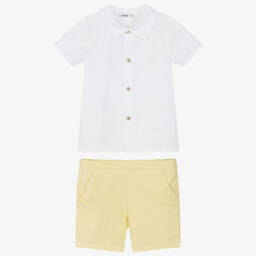 Babidu-Желто-белый комплект для мальчиков | Childrensalon Outlet