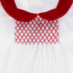 Babidu-Boys Velvet Red Dungaree Set | Childrensalon Outlet