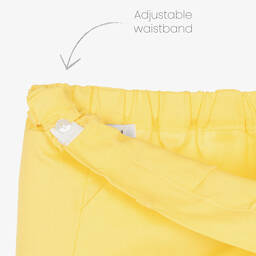 Babidu-Желтая рубашка в клетку и шорты из хлопка | Childrensalon Outlet