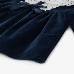 Babidu-Girls Midnight Velvet Dress | Childrensalon Outlet