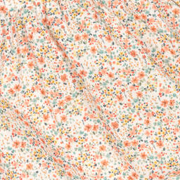 Babidu-Оранжево-зеленое платье в цветочек | Childrensalon Outlet