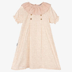 بابيدو -Girls Pink Cotton Dress | Childrensalon Outlet