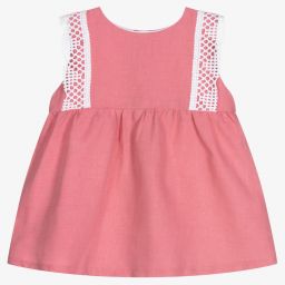 Babidu-Girls Pink Dress Set | Childrensalon Outlet