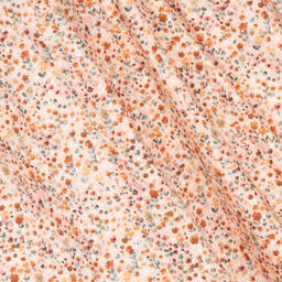 Babidu-Girls Pink Floral Ruffle Dress | Childrensalon Outlet