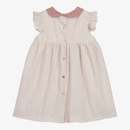 Babidu-Girls Pink Striped Dress | Childrensalon Outlet