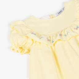 Babidu-Girls Sunny Floral Embroidered Dress | Childrensalon Outlet