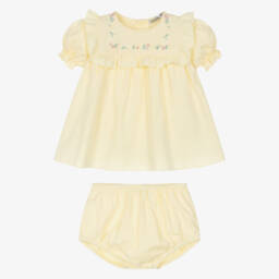 Babidu-فستان بناتي مطرز بزهور الشمس | Childrensalon Outlet