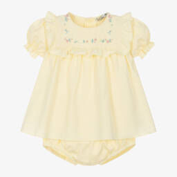 Babidu-فستان بناتي مطرز بزهور الشمس | Childrensalon Outlet