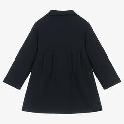 Babidu-Синее классическое пальто | Childrensalon Outlet