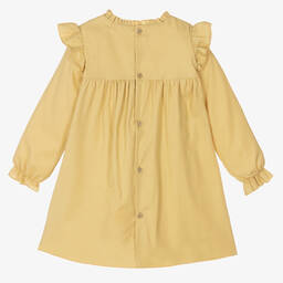 Babidu-Girls Yellow High-Neck Dress | Childrensalon Outlet