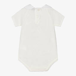 Babidu-Ivory Knitted Baby Shortie | Childrensalon Outlet