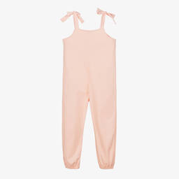 Babidu-Оранжевый хлопковый комбинезон | Childrensalon Outlet