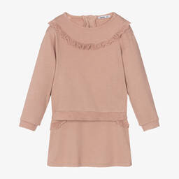 بابيدو -طقم تنورة قطن لون زهري | Childrensalon Outlet