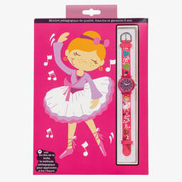 Baby Watch, Paris-Girls Pink Ballerina Watch  | Childrensalon Outlet
