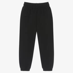 Balenciaga-Black Cotton Logo Joggers | Childrensalon Outlet
