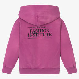 Balenciaga-Худи цвета фуксии | Childrensalon Outlet