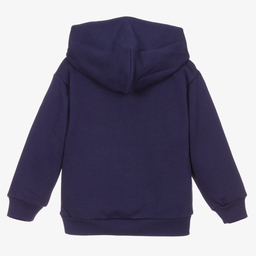 Balenciaga-Navy Blue FREE Logo Hoodie | Childrensalon Outlet