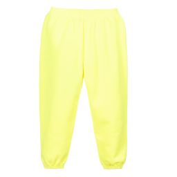 Balenciaga-Неоново-желтые спортивные брюки с логотипом | Childrensalon Outlet