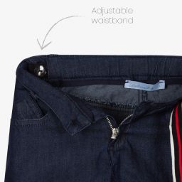 Balloon Chic-Girls Blue Chambray Shorts Set | Childrensalon Outlet