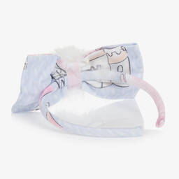 Balloon Chic-Girls Blue & Pink Princess Cotton Hairband | Childrensalon Outlet
