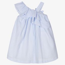Balloon Chic-Girls Blue Striped Dress | Childrensalon Outlet