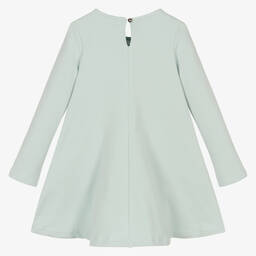 Balloon Chic-Girls Green Bag Print Dress | Childrensalon Outlet