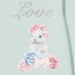 Balloon Chic-Girls Green Bunny Tracksuit | Childrensalon Outlet