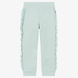 Balloon Chic-Girls Green Cotton Trousers | Childrensalon Outlet