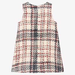 Balloon Chic-Кремовое платье из твида с бантом | Childrensalon Outlet