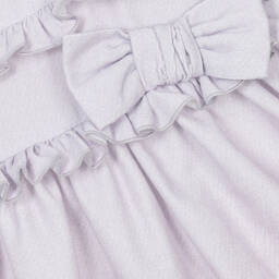 Balloon Chic-Girls Lilac Pink Cotton Dress | Childrensalon Outlet