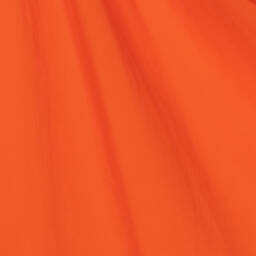 Balloon Chic-Girls Orange Cotton Ruffle Dress | Childrensalon Outlet