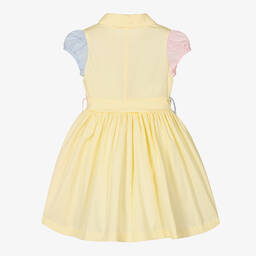Balloon Chic-Girls Pink & Blue Cotton Gingham Dress | Childrensalon Outlet
