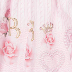 Balloon Chic-Girls Pink Brushed Cotton Dress | Childrensalon Outlet